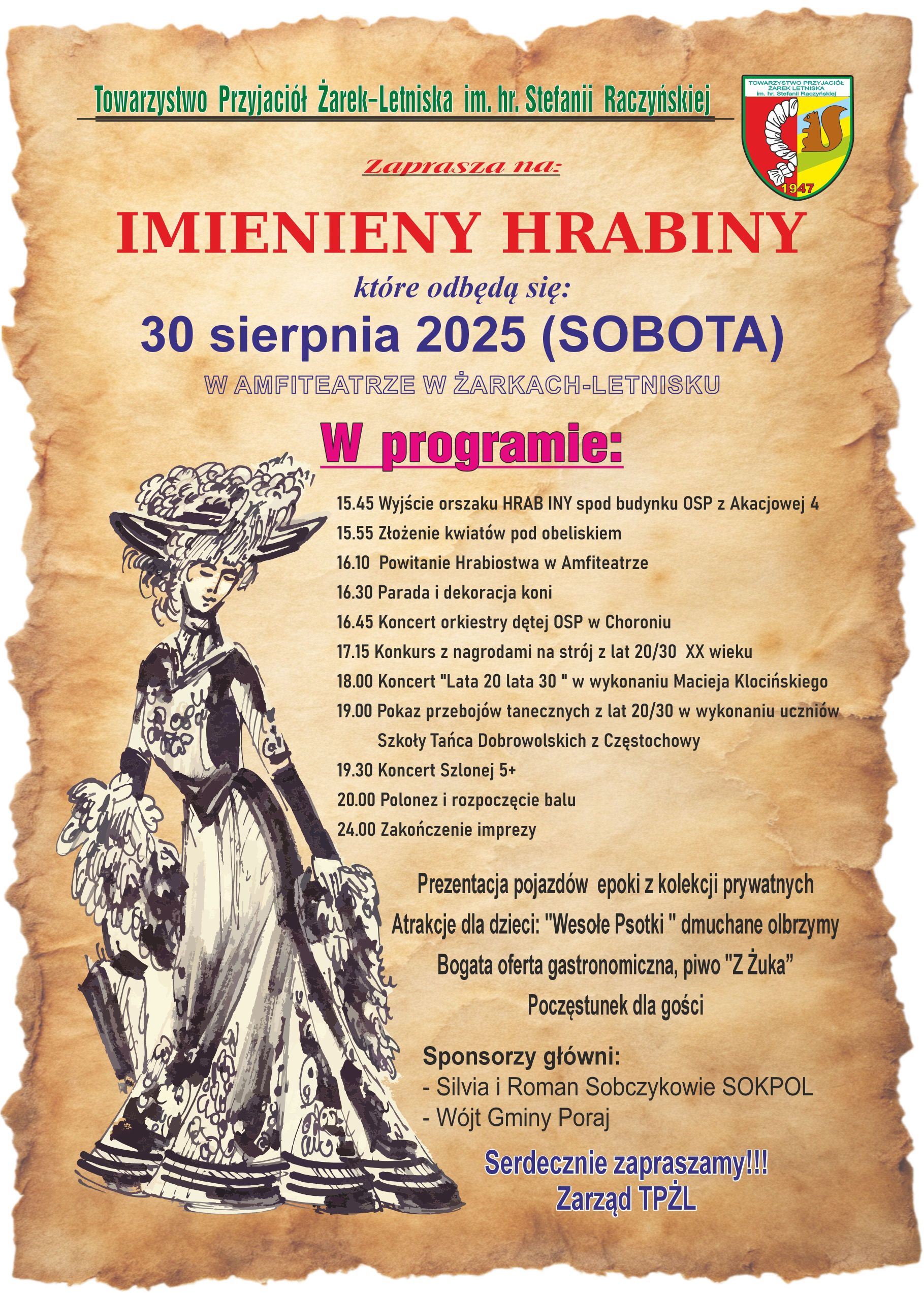 Plakat Imieniny 2025